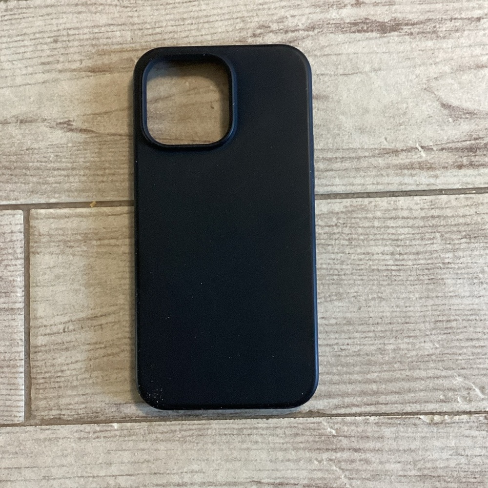 iPhone 14 Pro Max Black Silicone Phone Case